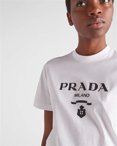 prada white tee|Prada men' s t shirts.